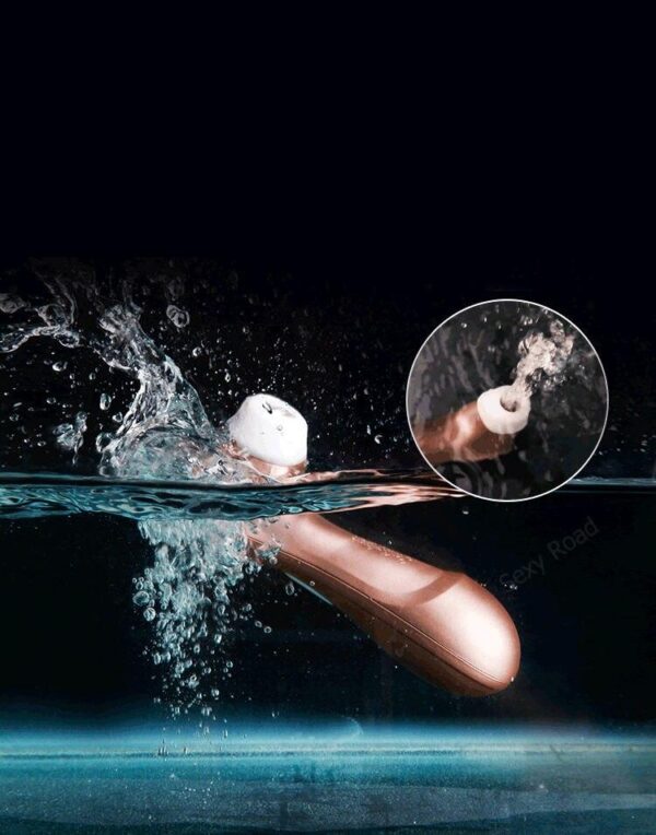 Pearl Pink Design Sucking Vibrator - Image 2